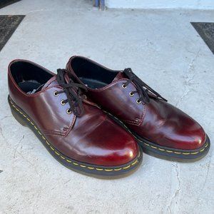 Dr. Martens Vegan 1461 Cherry Red Oxford, Men's Size 9